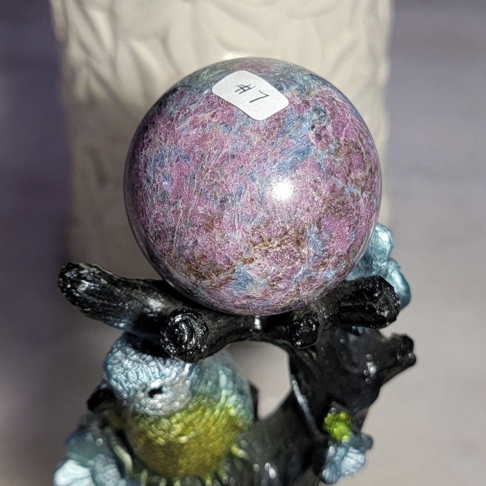 (#7) NEW 49MM RUBY IN KYANITE SPHERE